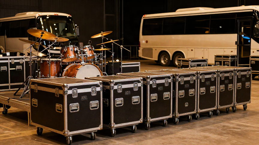 Drum Kit & Cymbal Flight Cases: Touring Packing Guide